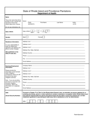Application for Radon Specialist - Rhode Island, Page 3