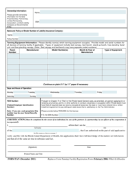 Form TAN Application for Registration Tanning Equipment - Rhode Island, Page 2