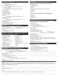 Registo De Emergencia De Necessidades Especiais De Rhode Island - Rhode Island (Spanish), Page 2