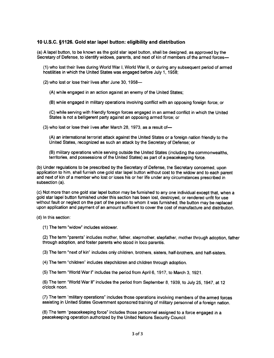 Gold Star Family Special Registration Plate Request for Certification Letter - Rhode Island, Page 3