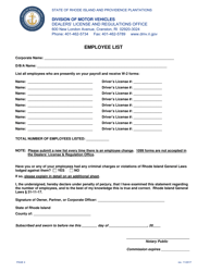 Application for Change in Ownership or Partnership - Rhode Island, Page 4
