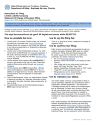 Document preview: Form 642A Statement of Change of Office - Rhode Island