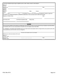 Form PC-8.2 Adult Adoption Petition and Change of Name - Rhode Island, Page 3