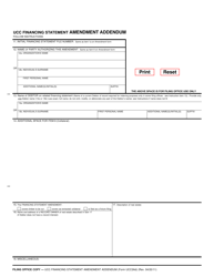 Form UCC3AD Ucc Financing Statement Amendment Addendum - Rhode Island, Page 2
