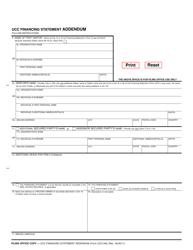 Form UCC1AD Ucc Financing Statement Addendum - Rhode Island, Page 2