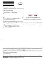 Form UCC5 Information Statement - Rhode Island, Page 2