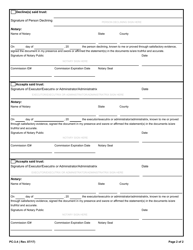 Form PC-3.4 Acceptance/Declination - Rhode Island, Page 2