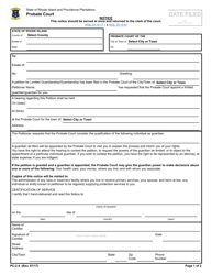 Form PC-2.4 Notice - Rhode Island