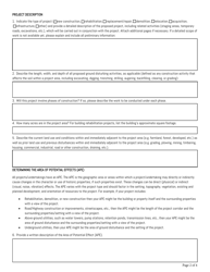 Section 106 Project Review Form - South Carolina, Page 2
