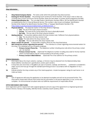 DHEC Form 2089 Registration Permit Request for Auto Body Refinishing Shops - South Carolina, Page 2