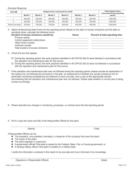 DHEC Form 2909 Ongoing Compliance Status Report - South Carolina, Page 2