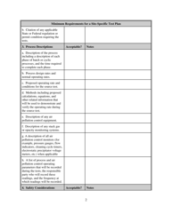 Site-Specific Test Plan/Final Report Checklist - South Carolina, Page 2