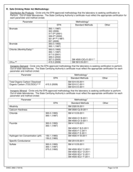 DHEC Form 2802 Application for Environmental Laboratory Certification - South Carolina, Page 4