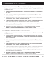 DHEC Form 3879 Drycleaner Containment Structure Certification - South Carolina, Page 2