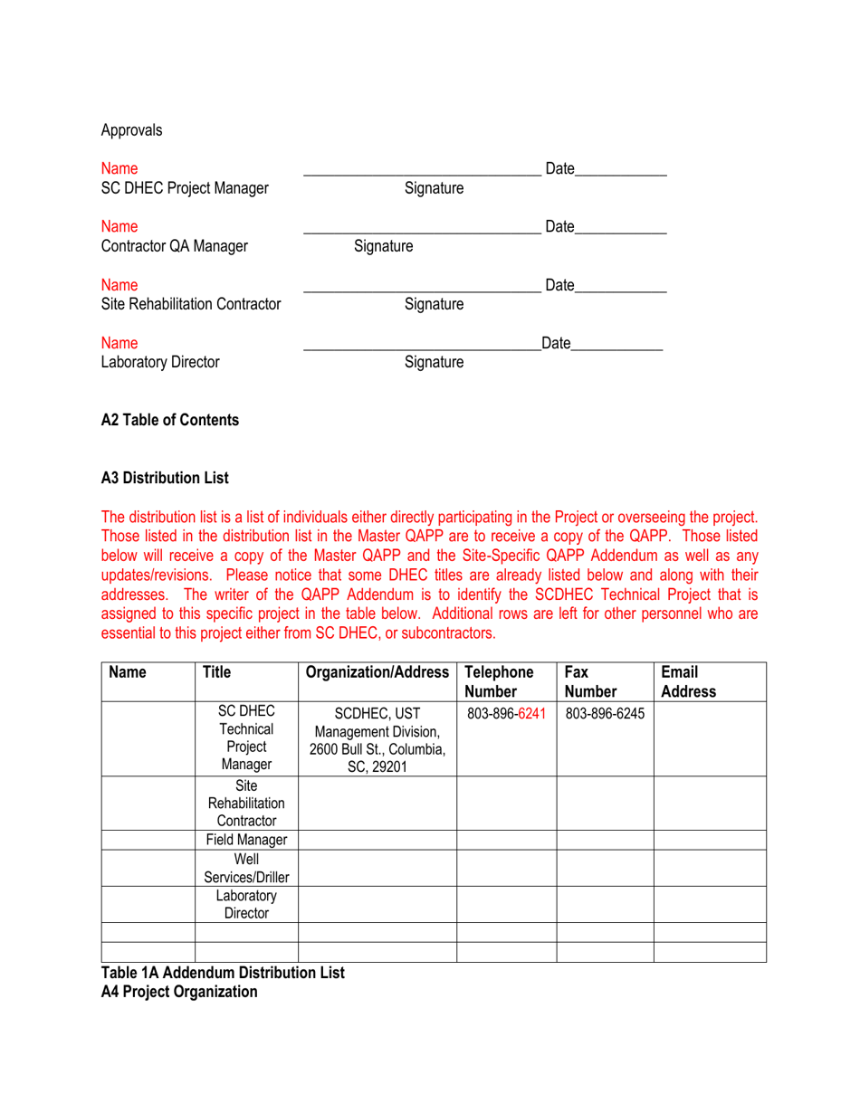 Appendix B Contractor Addendum - South Carolina, Page 3