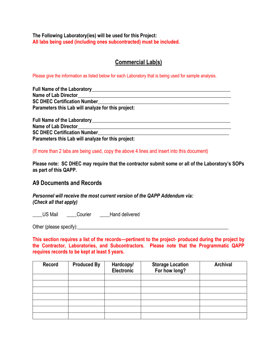 Appendix B Contractor Addendum - South Carolina, Page 7