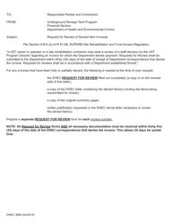 DHEC Form 3668 Request for Review - South Carolina, Page 3