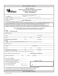 Document preview: DHEC Form 3665 Tier I Assessment Invoice - South Carolina