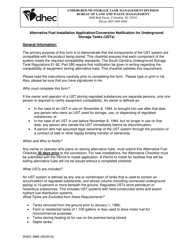 DHEC Form 3885 Underground Storage Tank Alternative Fuel Installation Application/Conversion Notification - South Carolina, Page 4