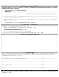 DHEC Form 3179 Application for Permit to Operate Field-Constructed Tank Systems - South Carolina, Page 4