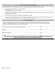 DHEC Form 3180 Application for Permit to Install Airport Hydrant Systems - South Carolina, Page 5