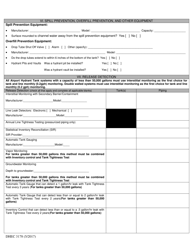 DHEC Form 3178 Application for Permit to Operate Airport Hydrant Tank Systems - South Carolina, Page 3