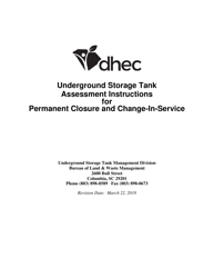 DHEC Form 3182 Underground Storage Tank (Ust) Assessment Report - South Carolina, Page 14
