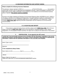 DHEC Form 3182 Underground Storage Tank (Ust) Assessment Report - South Carolina, Page 2