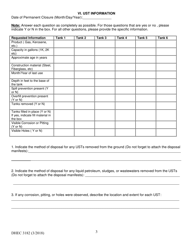 DHEC Form 3182 Underground Storage Tank (Ust) Assessment Report - South Carolina, Page 3