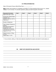 DHEC Form 3182 Underground Storage Tank (Ust) Assessment Report - South Carolina, Page 4