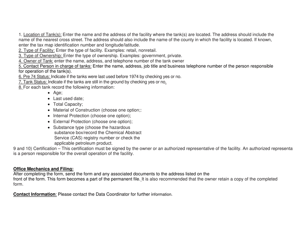 DHEC Form 3856 Notification for Underground Storage Tanks No Longer in Operation - South Carolina, Page 4