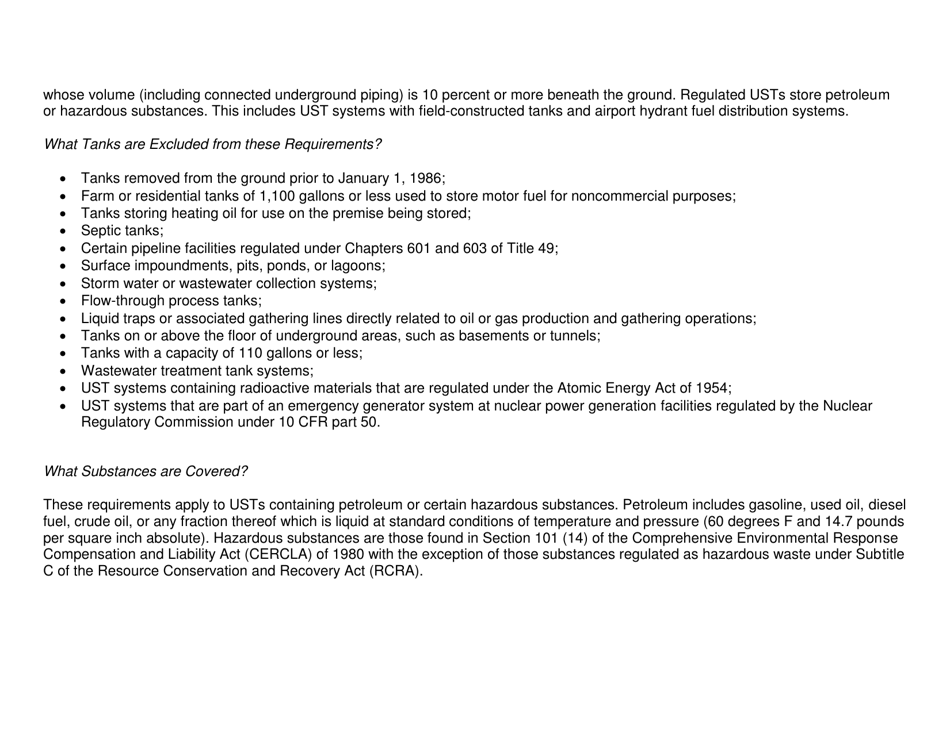 DHEC Form 1917 Notification for Underground Storage Tanks in Operation - South Carolina, Page 3