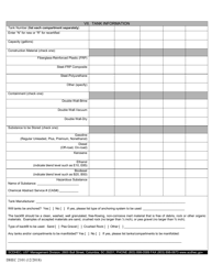 DHEC Form 2101 Application for Permit to Install (For Use With All Systems Except Field Constructed or Airport Hydrant Systems) - South Carolina, Page 2