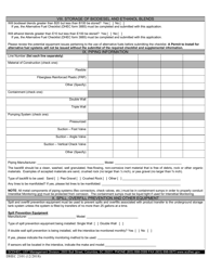 DHEC Form 2101 Application for Permit to Install (For Use With All Systems Except Field Constructed or Airport Hydrant Systems) - South Carolina, Page 3
