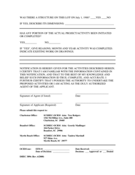 DHEC Form 3896 Beachfront Notification Form - South Carolina, Page 4