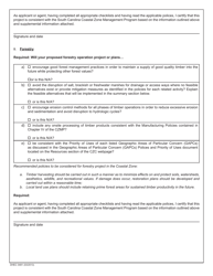 DHEC Form 0481 Policy Group Iii - Coastal Industries - South Carolina, Page 2