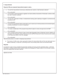 DHEC Form 0486 Policy Group VII - Wildlife and Fisheries Management Facilities - South Carolina, Page 2