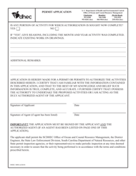 DHEC Form 3898 Permit Application Packet for Activities in the South Carolina Critical Area - South Carolina, Page 9