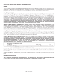 DHEC Form 2514 Standard Application Form for Agricultural Manure Brokers - South Carolina, Page 3