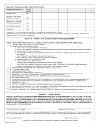 DHEC Form 3580 Standard Application Form for New or Expanding Agricultural Animal Facilities (Other Than Swine) - South Carolina, Page 3