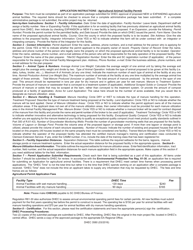 DHEC Form 3580 Standard Application Form for New or Expanding Agricultural Animal Facilities (Other Than Swine) - South Carolina, Page 4
