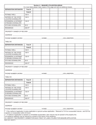 DHEC Form 2510 Standard Application Form for Agricultural Manure Applicators Permit - South Carolina, Page 2