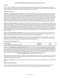 DHEC Form 2510 Standard Application Form for Agricultural Manure Applicators Permit - South Carolina, Page 4