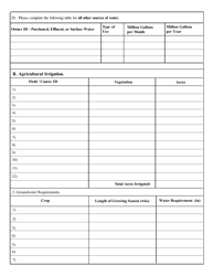 DHEC Form 2504 Groundwater Withdrawal Permit Application - South Carolina, Page 3