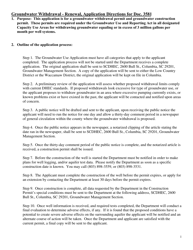DHEC Form 3581 Application for Groundwater Withdrawal Permit Renewal - South Carolina, Page 5