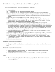 DHEC Form 3581 Application for Groundwater Withdrawal Permit Renewal - South Carolina, Page 6