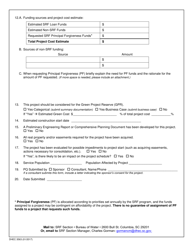 DHEC Form 3563 Drinking Water State Revolving Fund Project Questionnaire - South Carolina, Page 2