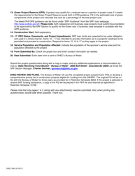 DHEC Form 3563 Drinking Water State Revolving Fund Project Questionnaire - South Carolina, Page 4