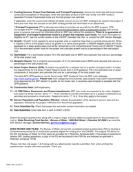DHEC Form 3561 Clean Water State Revolving Fund Project Questionnaire - South Carolina, Page 4