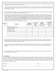 DHEC Form 2239 Notice of Intent (Noi) - Npdes General Permit for Discharges Associated With Hydroelectric Generating Facilities Scg360000 - South Carolina, Page 2